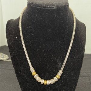 Brighton Elegant Gold and Silver Necklace
